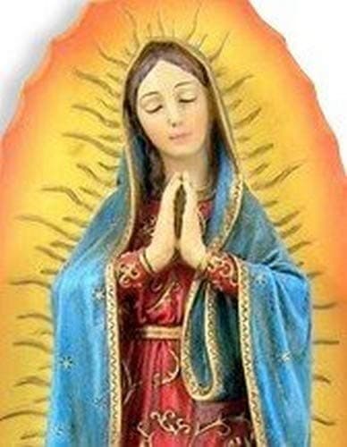 Joseph's Studio by Roman - Our Lady of Guadalupe Figure on Base, 6" Scale Renaissance Collection, 7.25" H, Resin and Stone, Religious Gift, Decoration thumbnail 2