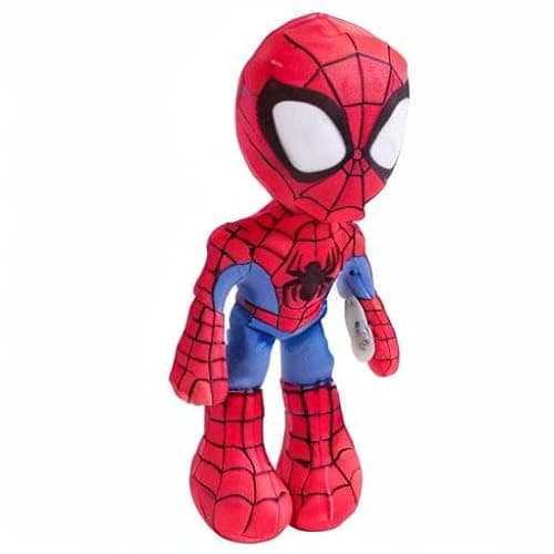 Marvel Spidey & His Amazing Friends 8" Plush 3-Pack Set - Spider-Man, Miles Morales, Gwen Stacy Ghost - Officially Licensed Stuffed Animal Toy Figures - Spider-Verse Gift for Kids, Boys, Girls thumbnail 7