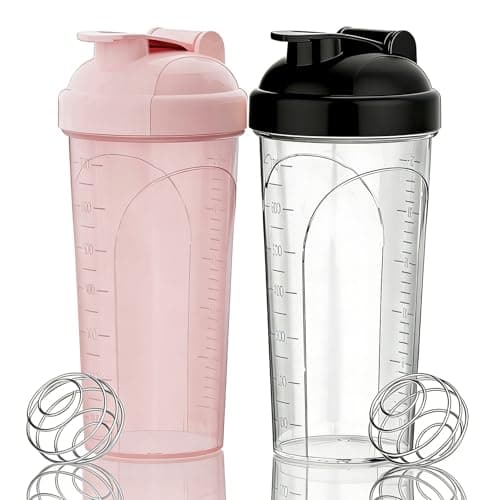 PZMLOASN Protein Shaker Bottle 2-Pack | Shaker Bottle 28oz/800ml - Image 1
