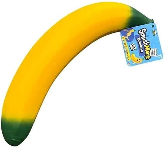 Smush Mart Squishy Banana 15-Inch Squeeze Toy - Image 1