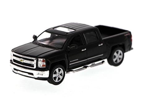 KiNSMART 2014 Chevrolet Silverado LTZ Crew Cab 4x4 1:46 Scale 5" Die Cast Metal Model Pick-up Truck Toy (4Set) thumbnail 2