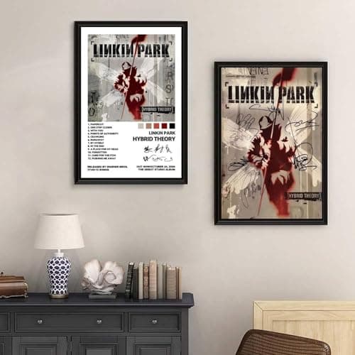 Linkin Poster Park Music Rock Band Album Cover Poster A Set of 2 Canvas Posters Room Aesthetic Festival Gift Family Bedroom Decor Wall Art Home12x18inch(30x45cm) Style-2 thumbnail 3