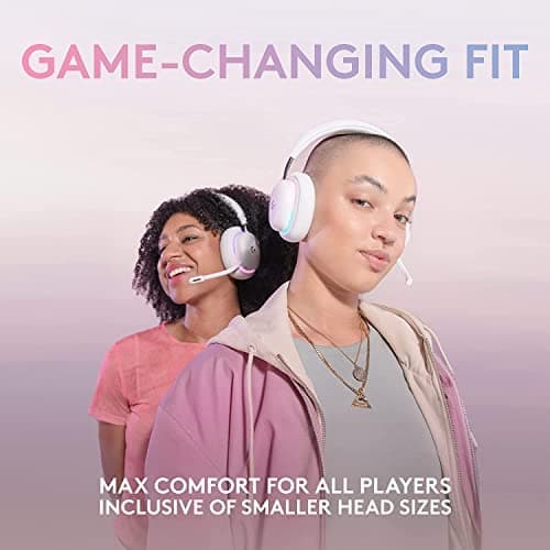 Logitech G735 Wireless Gaming Headset, Customizable LIGHTSYNC RGB Lighting, Bluetooth, 3.5 MM Aux Compatible with PC, Mobile Devices, Detachable Mic - White Mist thumbnail 8