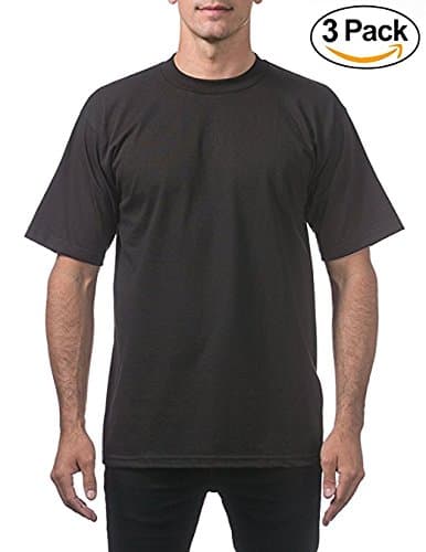 Pro Club Men's 3-Pack Heavyweight Cotton Short Sleeve Crew Neck T-Shirt thumbnail 4
