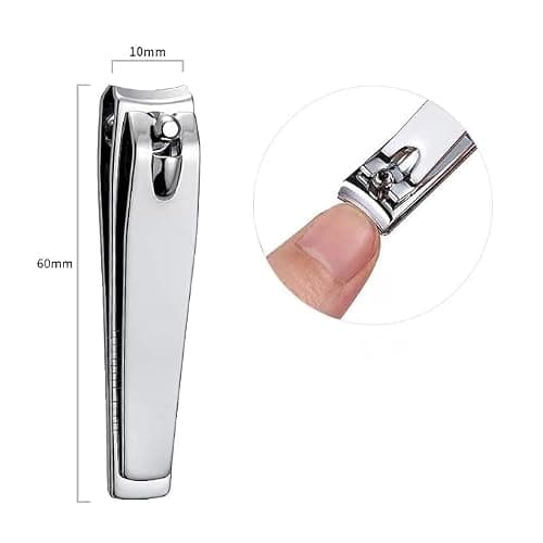 Natzerat 30 Pieces Nail Clippers Bulk Pack- 2.36 inch Stainless Steel Fingernail Toenail Clippers Set for Men Women, Mini Portable Travel Trimmer for Home, Hotel, Homeless Care Package Supplies thumbnail 2