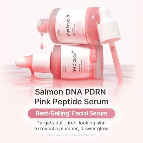medicube Korean Pink Skincare Set - PDRN Gel Mask, Serum and Collagen Cream | Salmon DNA PDRN Collagen Jelly Gel Mask (4ea), PDRN Peptide Serum, Collagen Jelly Cream 50ml, Full Korean Skincare Set thumbnail 5