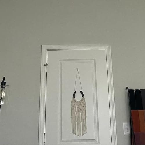 Dielianyi Equestrian Macrame Wall Hanging Equestrian wall art Handmade macrame decor Equestrian-inspired wall hanging horse lover decor (White) thumbnail 2