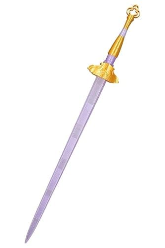 awlnany Cosplay Costume Props Sword 3D Printed Transparent Retractable Sword for Halloween Party Purple thumbnail 2