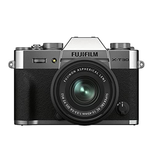 Fujifilm X-T30 II Mirrorless Camera Body, with Silver X-T30 II XC15-45mm Kit Silver Lens Kit - Image 1