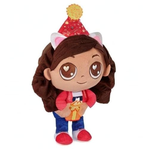 Gabby’s Dollhouse, Celebration Series 9-Inch Tall Gabby Girl Plushies, Kids Toys for Girls & Boys Ages 3 and Up thumbnail 7