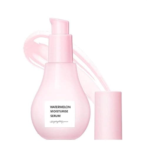 Watermelon Moisturizer Facial Serum, Hydrating Glow Priming Liquid Highlighter. - Image 1