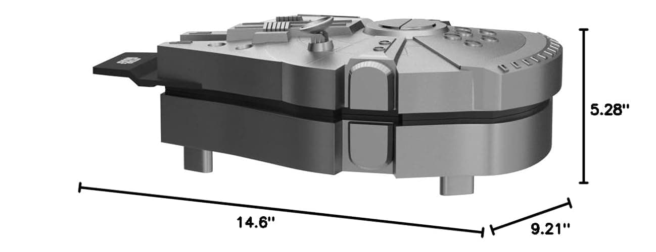 Uncanny Brands Star Wars Waffle Maker Millennium Falcon Waffle Maker thumbnail 2