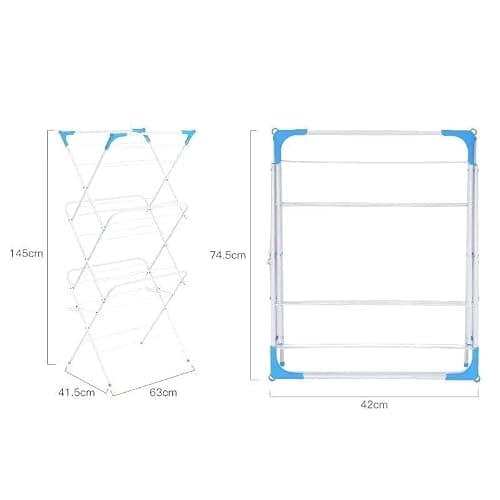 Easy Shopping 3 Tier Foldable Clothes Airer Laundry Concertina Towel Dryer Horse Baby Kids Indoor Outdoor Patio thumbnail 3