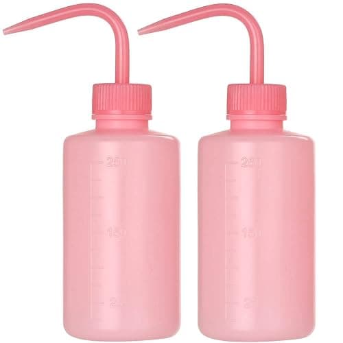 HOOMBOOM 2Pcs Tattoo Wash Bottle 250ml | 8oz Water Squirt Bottle for Succulent Watering & Medical Cleaning - Pink - Image 1