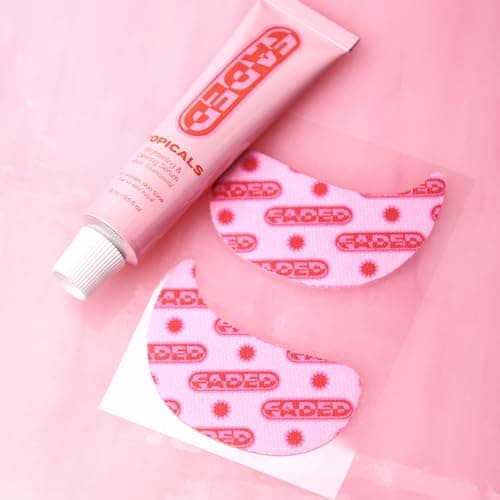 Topicals Faded Brightening Under Eye Masks | Patches to Depuff, Hydrate, Brighten and Cool | Reduce Dark Circles and Fine Lines | Contains Kojic Acid, Caffeine and Niacinamide (Set of 6) thumbnail 8