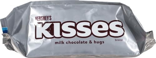 HERSHEY'S HUGS & KISSES Milk Chocolate and White Creme Candy Family Pack, 15.6 oz thumbnail 8