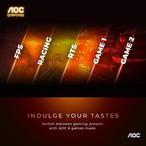 AOC 27 Inch Gaming Monitor QHD 180Hz Mini-LED HDR1000, Q27G3XMN | 3440×1440 Computer Monitor, 0.3ms, HDR400, USB 3.2, DP 1.4, HDMI 2.1, Height Adjustable Stand, Audio Out, VESA Mount thumbnail 8