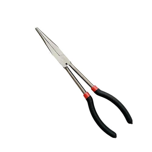 Extra Long Needle Nose Pliers，11 Inches Long Reach Straight Needle Nose Pliers Designed for Mechanics, Technicians, and Contractors| Milled-Jaws | Steel thumbnail 5