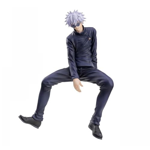 Puruuige 2PCS Anime Figures Geto Suguru Figure Model Noodle Stopper Sitting Pose Character Statue PVC Desktop Decoration, 5.5 inch thumbnail 3