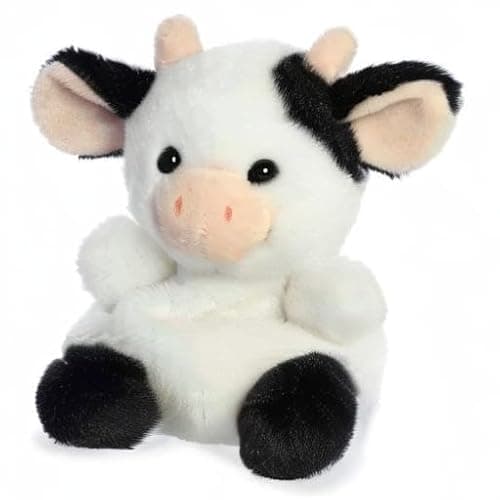 Aurora® Adorable Palm Pals™ Sweetie Cow™ Stuffed Animal - Pocket-Sized Play - Collectable Fun - White 5 Inches thumbnail 5