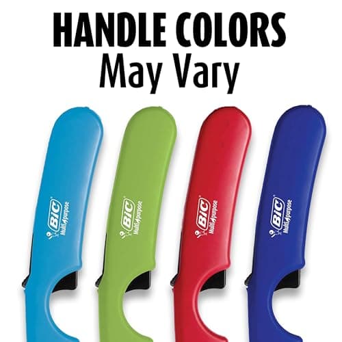 BIC Multi-purpose Lighters, Long Metal Wand for Grills and Fireplaces, Classic Collection, 4-Pack (Colors May Vary) thumbnail 2