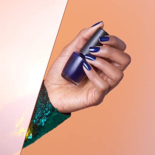 OPI Nail Lacquer Nail Polish | Opaque Dark Blue Purple Shimmer Chip Resistant Nail Polish | Fast Drying, Streak Free thumbnail 11