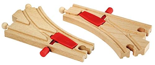 BRIO 33344 Mechanical Switches Wooden Train Track for Kids Age 3 Years Up - Compatible with all BRIO Railway Sets & Accessories, Multicoloured thumbnail 3