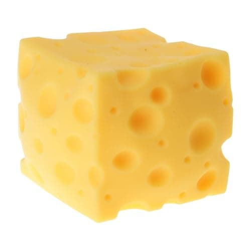 Squishy Fidget Toy Giant Cheese Squeezable Stress Relief Sensory Toys for Adults, Cute Party Favors, 3.94x3.94x3.54'' thumbnail 6