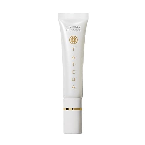Tatcha Kissu Lip Scrub, Moisturizing Lip Exfoliant with Peach Seed Scrub for Polish, Smooth Lips - Image 1
