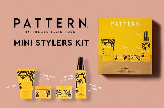 PATTERN Beauty Mini Stylers Kit - Trial and Travel for Curls and Coils | $48 set value. Determine the best formula for your hair type & porosity. thumbnail 2