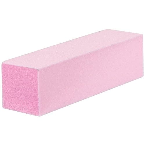 ForPro Professional Collection Pink Pedicure Block, 100/180 Grit, Three-Sided Pedicure Nail Buffer, 3.75” L x 1” W x 1” H, 15-Count thumbnail 4