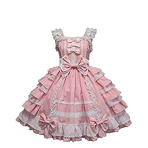 Smiling Angel Süßes Lolita-Kleid für Mädchen, Prinzessinnen-Spitzenrock, Cosplay-Kostüme thumbnail 5