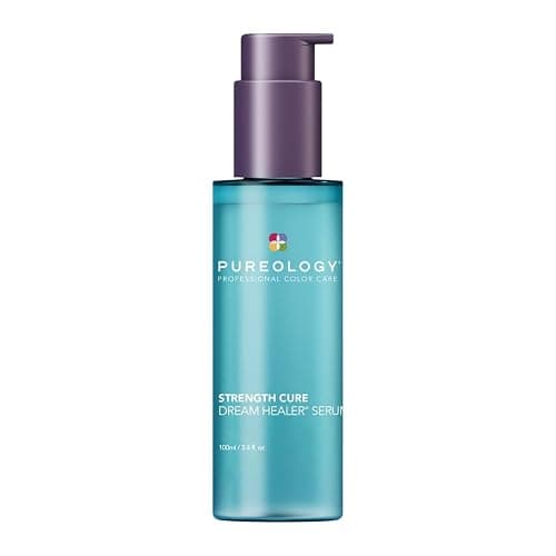 Pureology Strength Cure Dream Healer Hair Serum - Lightweight Leave-In Treatment, Split End Hair Repair, Smoothing & Strengthening Heat Protectant, Vegan - Image 1