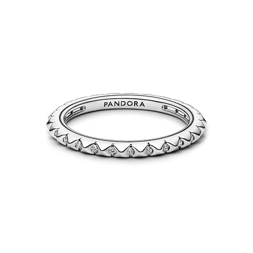 PANDORA ME - Anello con design piramidale e pietre di zirconia cubica trasparente thumbnail 3