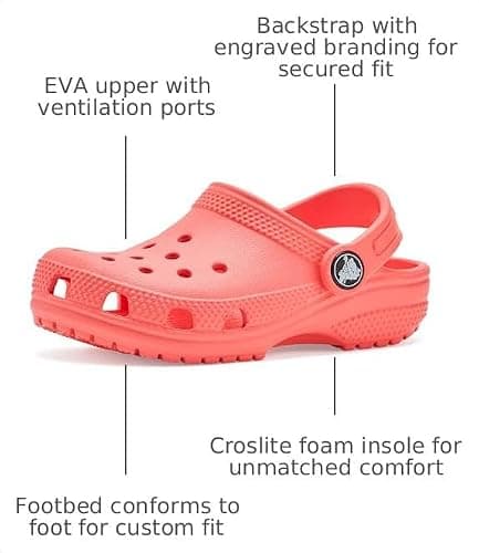 Crocs Kid's Classic Clog (Little Kid/Big Kid/Toddler) | Casual Shoes thumbnail 3