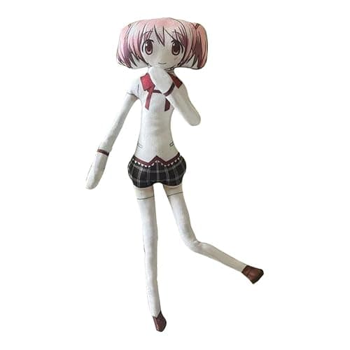 YLQANONG KanameMadoka Pillow Figure Twistable Pillows Anime Akemi Homura/Miki Sayaka/Kyouko Soft Pillow Kaname Madoka Anime Figures 28CM thumbnail 4