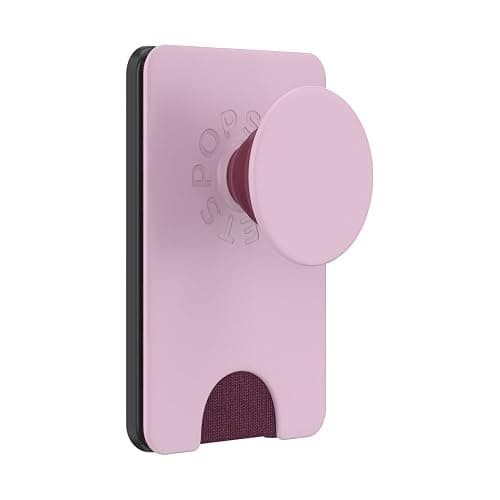 PopSockets Phone Wallet with Expanding Grip and Adapter Ring for MagSafe, Phone Card Holder, Wireless Charging Compatible, Wallet Compatible with MagSafe - Blush Pink thumbnail 4