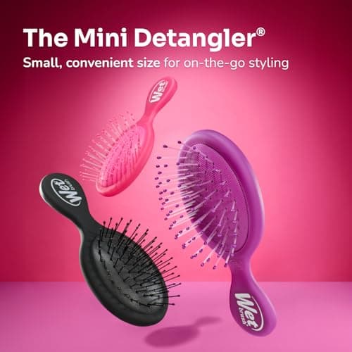 Amazon.com : Wet Brush Mini Detangler Hair Brush, Black Frost, Detangling Travel Hairbrush, Ultra-Soft IntelliFlex Bristles Glide Through Tangles with Ease, Pain-Free, All Hair Types : Beauty & Personal Care thumbnail 11