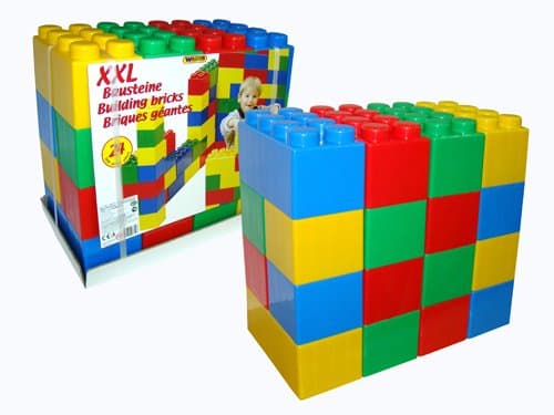 Wader Bausteine Bausteinblock XXL 24 Stück 12M+ thumbnail 3
