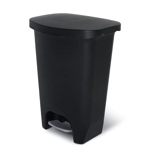 trash can w/ pedal and lid - Image 1
