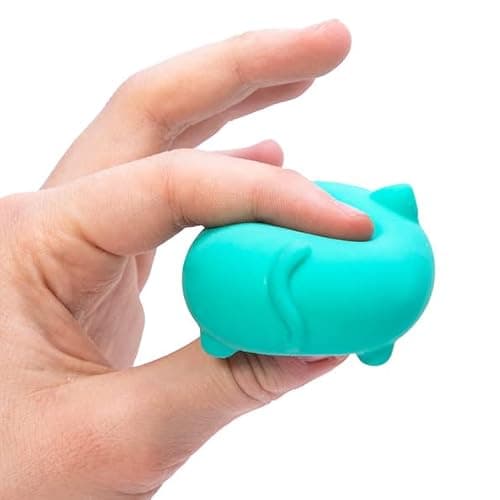 Schylling NeeDoh Teenie Cool Cat - Sensory Squeeze Toy - Contains 3 Mini Groovy Globs - 1.5" Wide - Color May Vary (Pack of 1) thumbnail 6