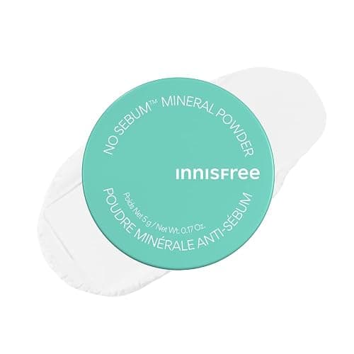 innisfree No Sebum Matte Mineral Powder, Korean Loose Setting Powder for Blurring, Shine Control, Fragrance-Free, Translucent - Image 1