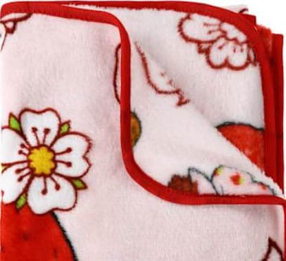 Jay Franco Strawberry Shortcake Travel Blanket | Super Soft Plush Throw, 40 x 50 Inch, Lightweight Polyester, For Kids, Travel, Nap Time, Bedroom & Gifts thumbnail 5
