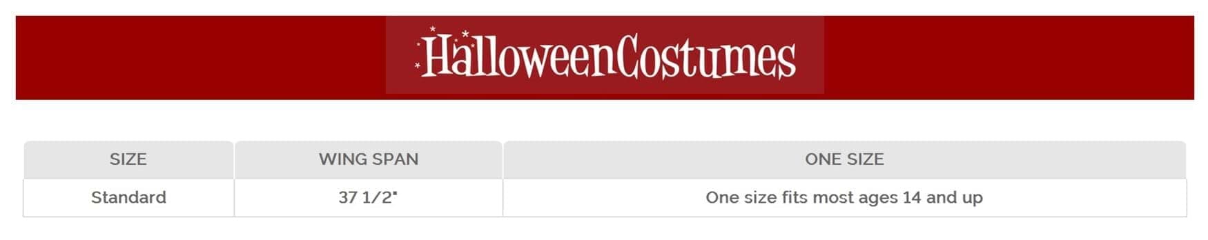 Fun Costumes Sheer Bat Costume Wings for Adults - Nylon Wings with Satin Ribbon Details and Wire Edge, One Size Fits Most Standard - Black thumbnail 3