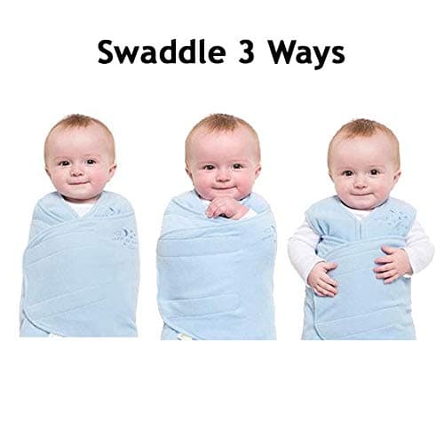 HALO 100% Cotton Sleepsack Swaddle, 3-Way Adjustable Wearable Blanket, TOG 1.5, Sage, Newborn, 0-3 Months thumbnail 8