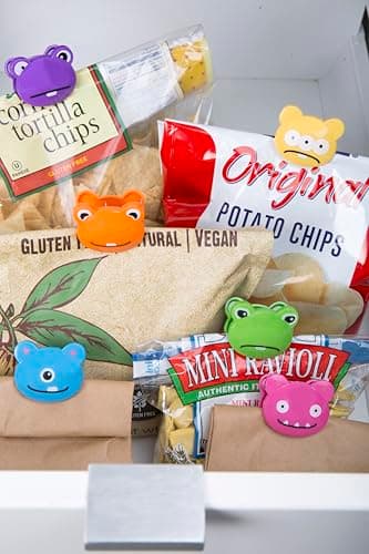 Kikkerland Monsters Bag Clips, Set of 6 thumbnail 4