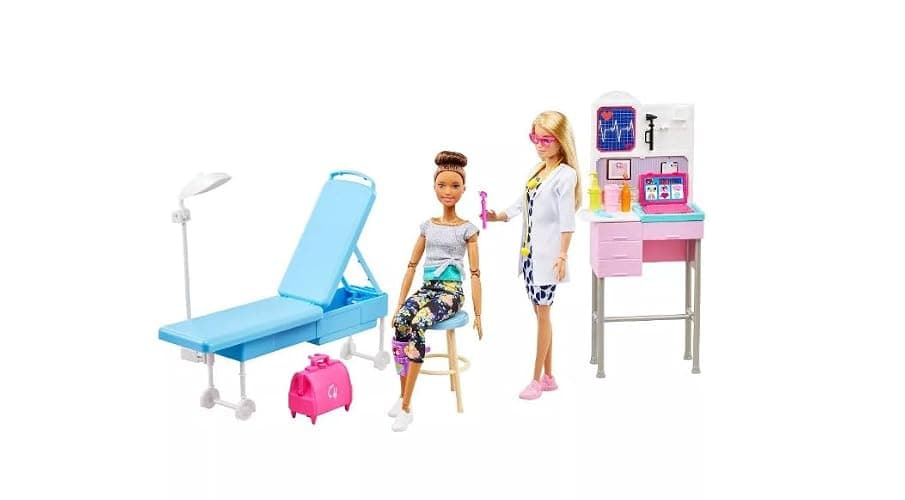 Barbie Doll (Medical Doctor Deluxe Doll Playset) thumbnail 2