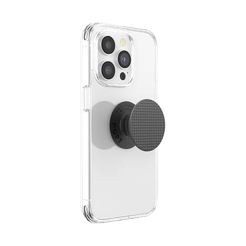 ​​​​PopSockets Phone Grip with Expanding Kickstand, Adhesive Grip - Knurled Texture Black thumbnail 2