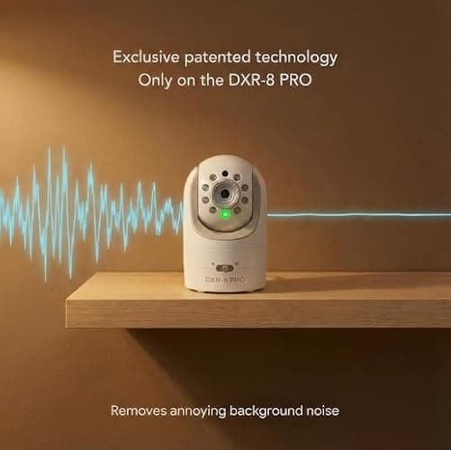 Infant Optics DXR-8 PRO Video Baby Monitor, 720P HD Resolution 5" Display, Patented A.N.R. (Active Noise Reduction), No WiFi, Pan Tilt Zoom, and Interchangeable Lenses thumbnail 2
