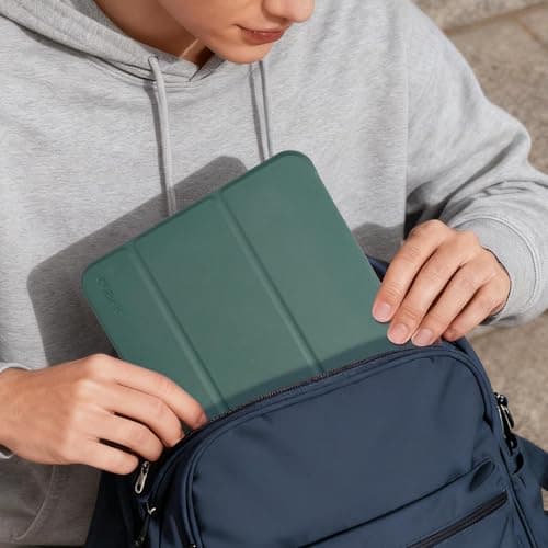 CoBak Case for iPad (A16) 11th Generation 11 Inch 2025, iPad 10th Generation 10.9 inch 2022, Slim Stand Protective Cover with Hard PC Translucent Back Shell Cover, Support Touch ID, Emerald thumbnail 8